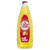 Crisp 'n Dry - 100% Rapeseed Oil - 1L comes in a clear plastic bottle with a red label and screw cap, containing yellow cooking oil rich in omega-3.
